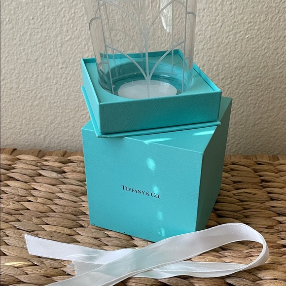 Tiffany & Co. Other - Tiffany & Co. Crystal Candle Holder w/ Blue Box & Ribbon